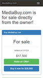 Mobile Screenshot of mediabuy.com